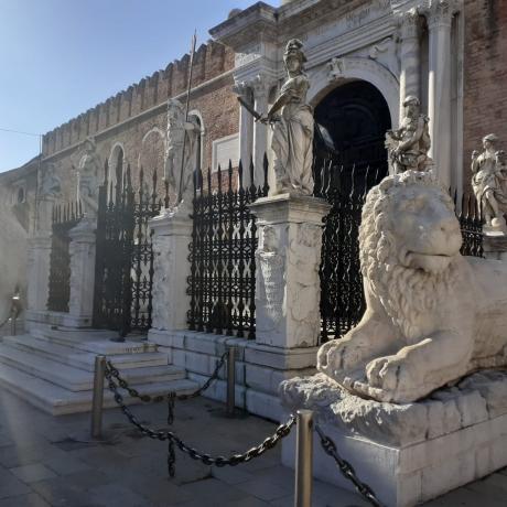 The hieratics lions at the Arsenale still welcome you!