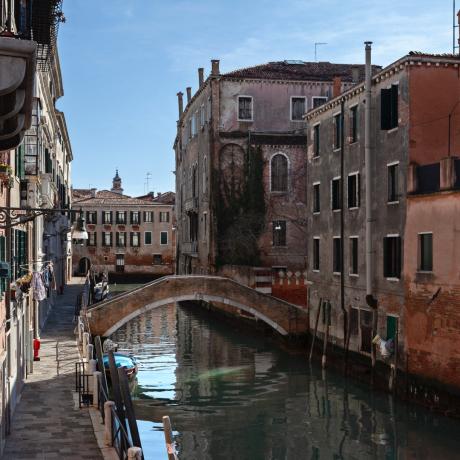 The lovely canal by apartment Santa Fosca in Cannaregio Venice