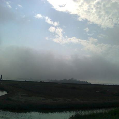 Water and land on Sant'Erasmo island in the Venetian lagoon