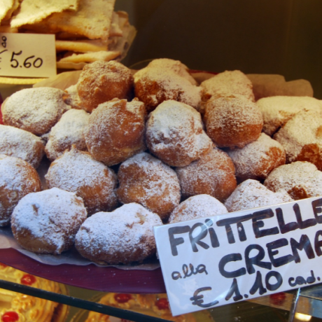 Bowl filled with delicious frittelle