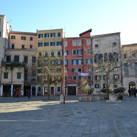Luogo colorato del ghetto veneziano