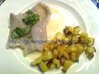 Zackenbarsch Filets mit Orange und Basilikum - Rezept für venezianische Hausmannskost