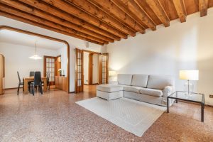 Living room at Santa Maria Mater Domini apartment in Santa Croce district, Venice
