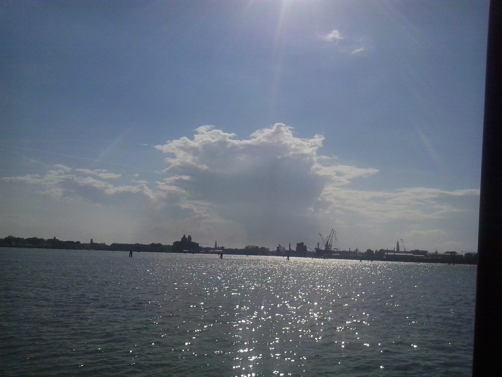 A sunny Summer day on the lagoon in Venice